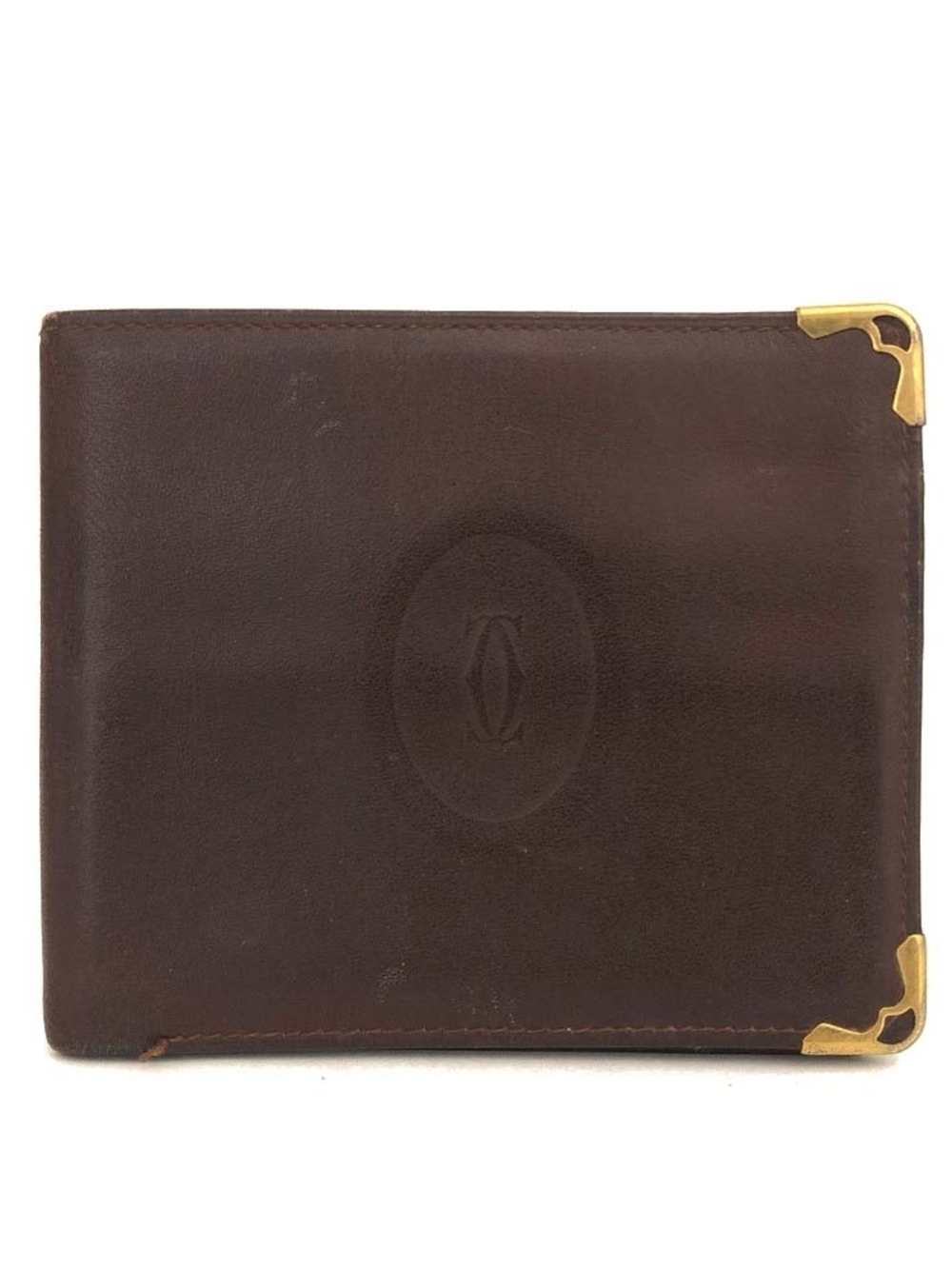 Cartier Must de Cartier Bordeaux Leather Bifold Wallet